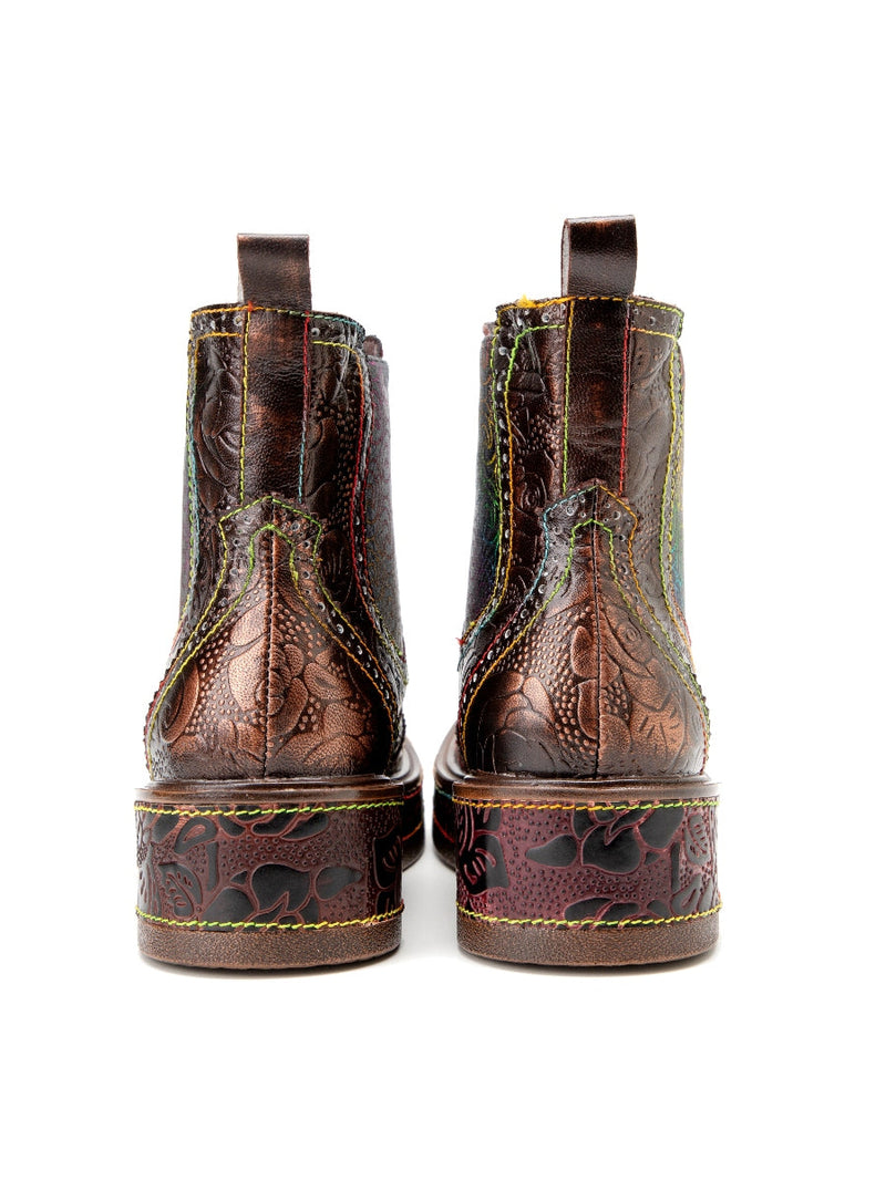A Vintage Style Boots with Delicate Timeless Details