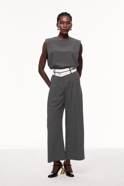 A Vintage Style Pants with Delicate Timeless Details