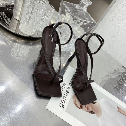 A Vintage Style Sandals with Delicate Timeless Details