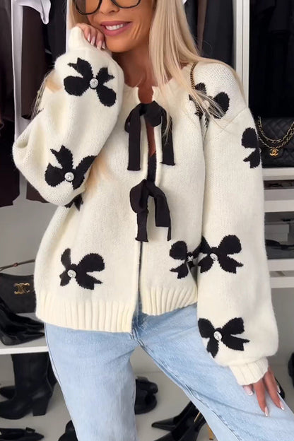 A Vintage Style Cardigan with Delicate Timeless Details