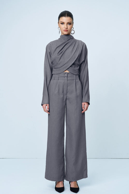 A Vintage Style Pants with Delicate Timeless Details