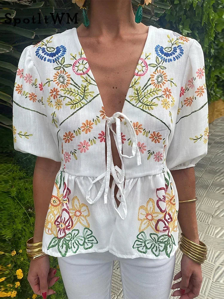 Vintage Inspired Blouse with a Contemporary Edge