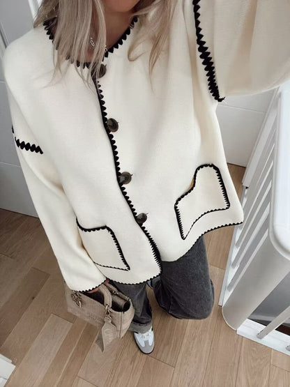 Vintage Inspired Cardigan with a Contemporary Edge
