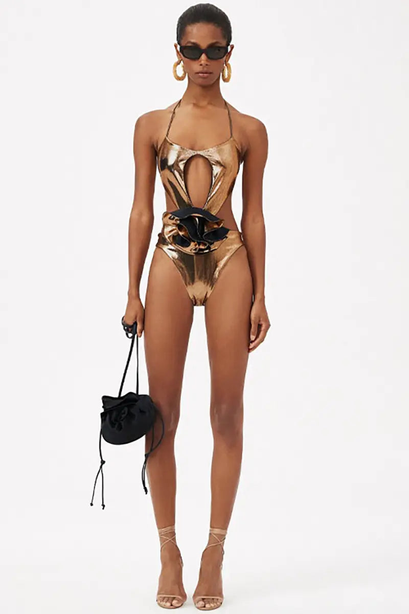 Classic Vintage Swimsuit with a Flattering Fit