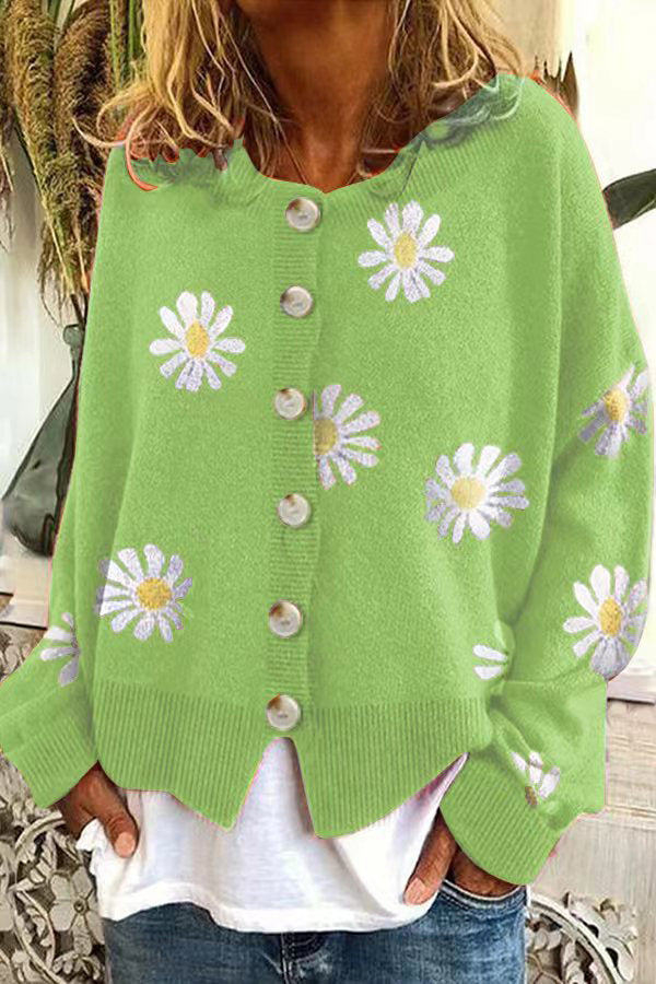 Classic Vintage Cardigan with a Flattering Fit