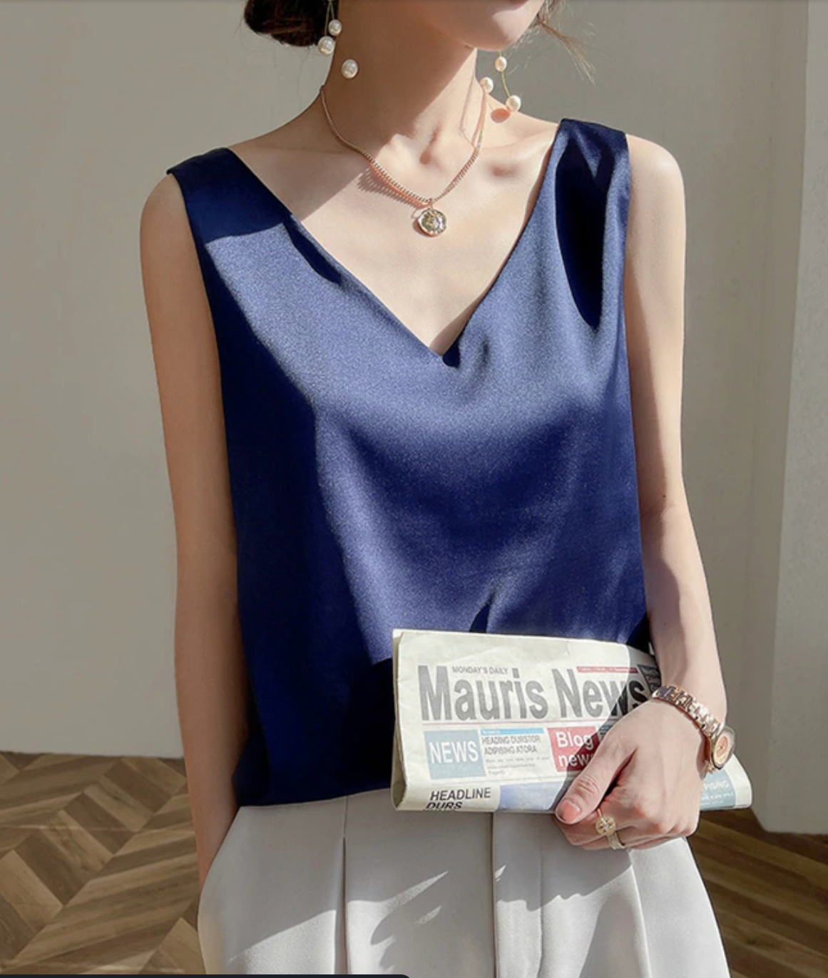 Classic Vintage Top with a Flattering Fit