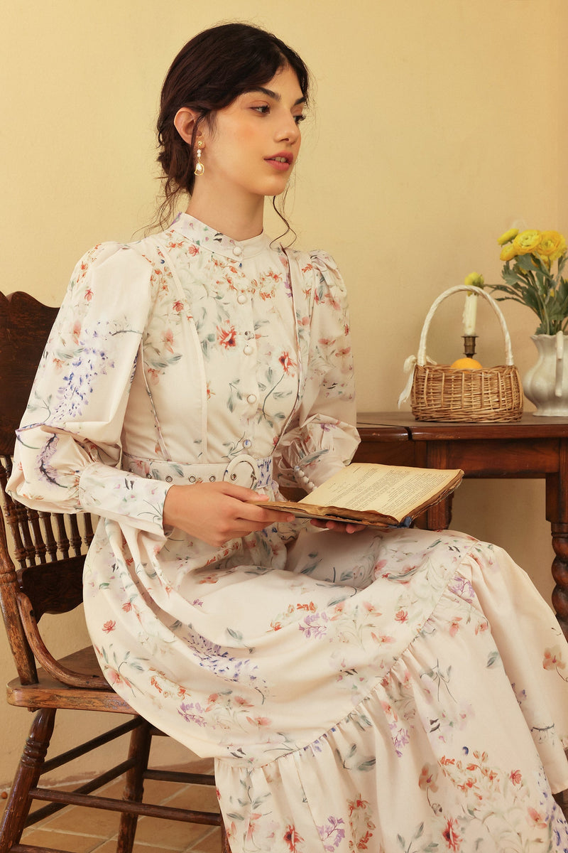 A Vintage Style Dress with Delicate Timeless Details