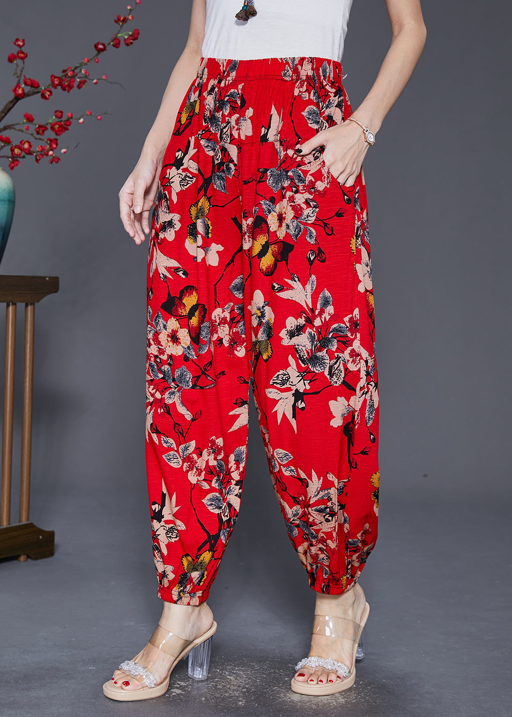 A Vintage Style Pants with Delicate Timeless Details