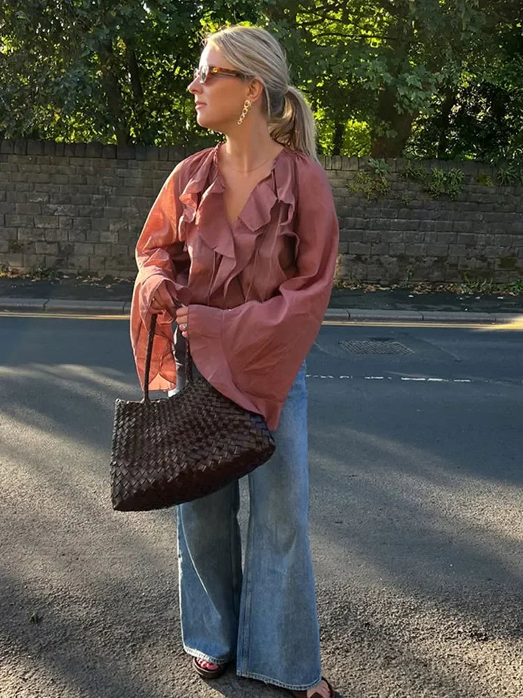 Vintage Inspired Blouse with a Contemporary Edge
