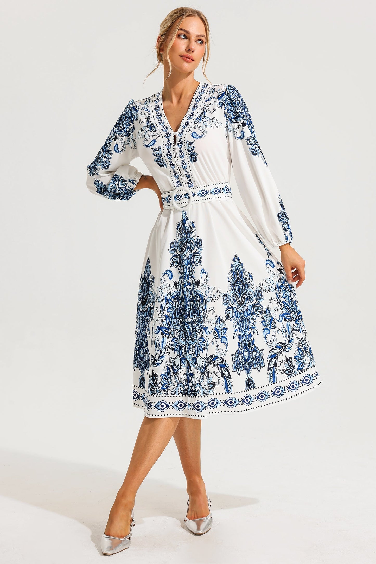 A Vintage Style Dress with Delicate Timeless Details