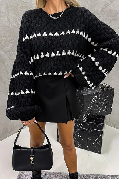 A Vintage Style Sweater with Delicate Timeless Details