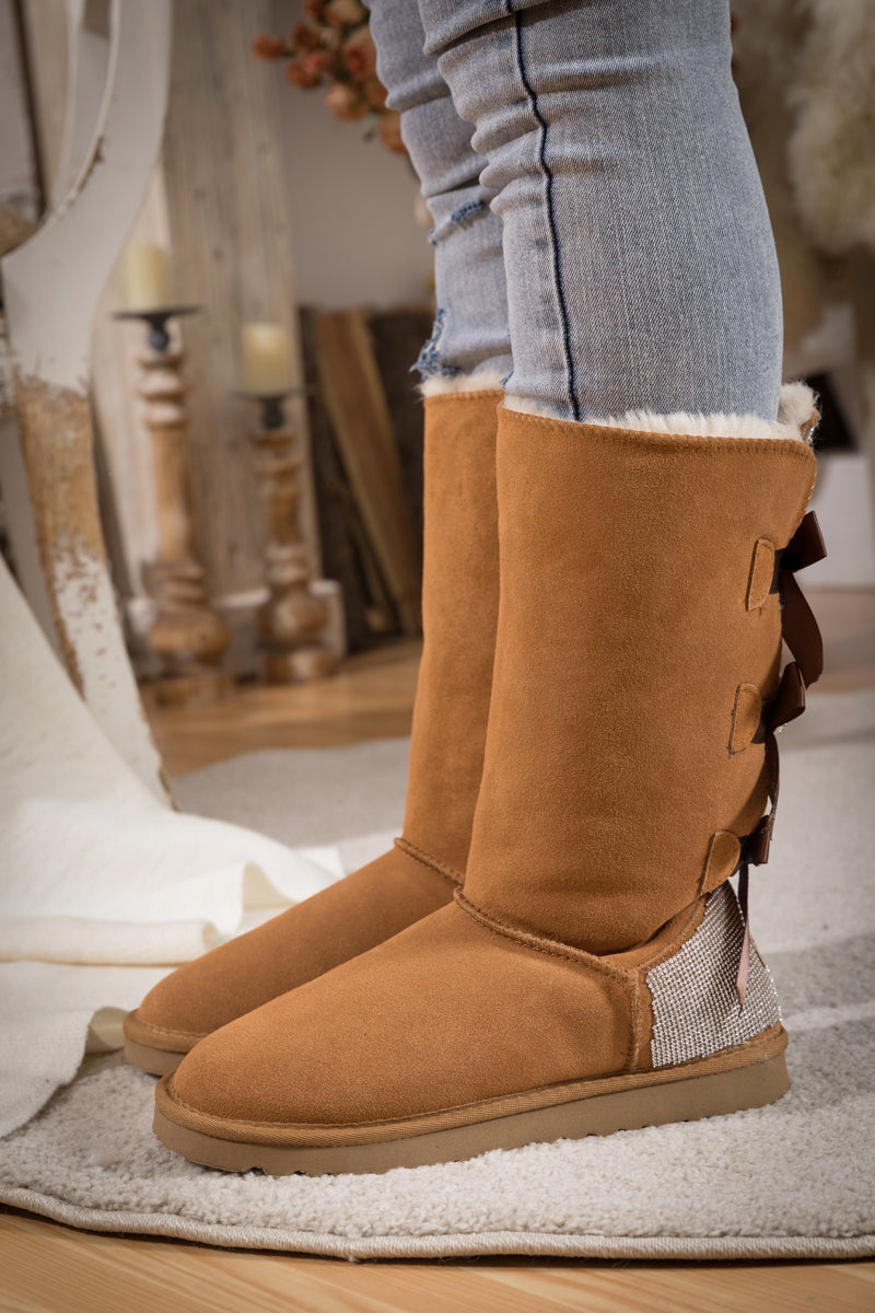 A Vintage Style Boots with Delicate Timeless Details