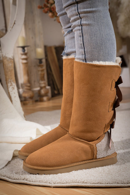 A Vintage Style Boots with Delicate Timeless Details