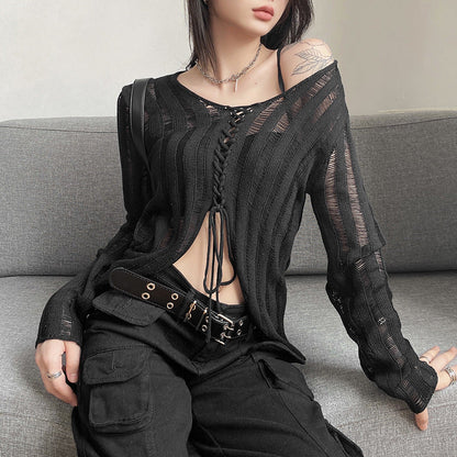 A Vintage Style Sweater with Delicate Timeless Details
