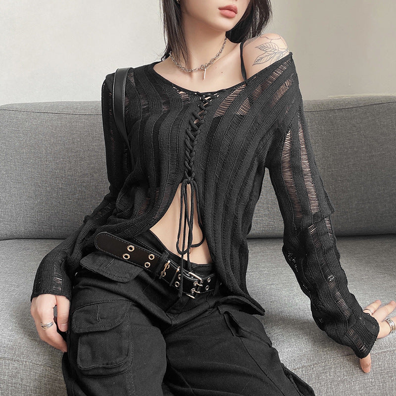 A Vintage Style Sweater with Delicate Timeless Details