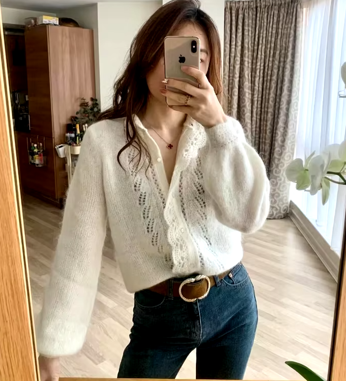 Vintage Inspired Sweater with a Contemporary Edge