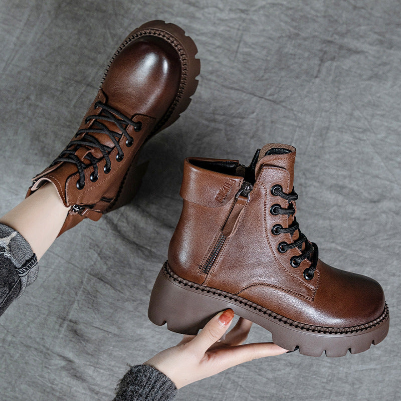 A Vintage Style Boots with Delicate Timeless Details