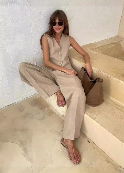 A Vintage Style Pants with Delicate Timeless Details
