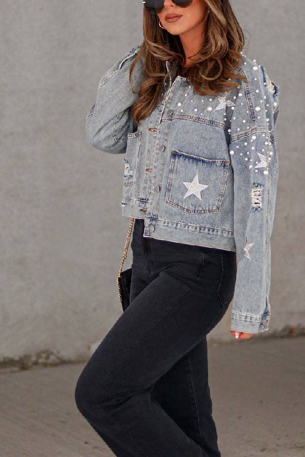 A Vintage Style Jacket with Delicate Timeless Details