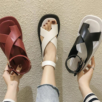A Vintage Style Sandals with Delicate Timeless Details