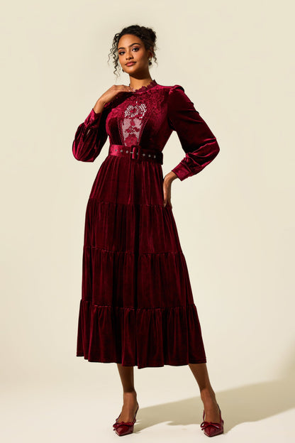 A Vintage Style Dress with Delicate Timeless Details