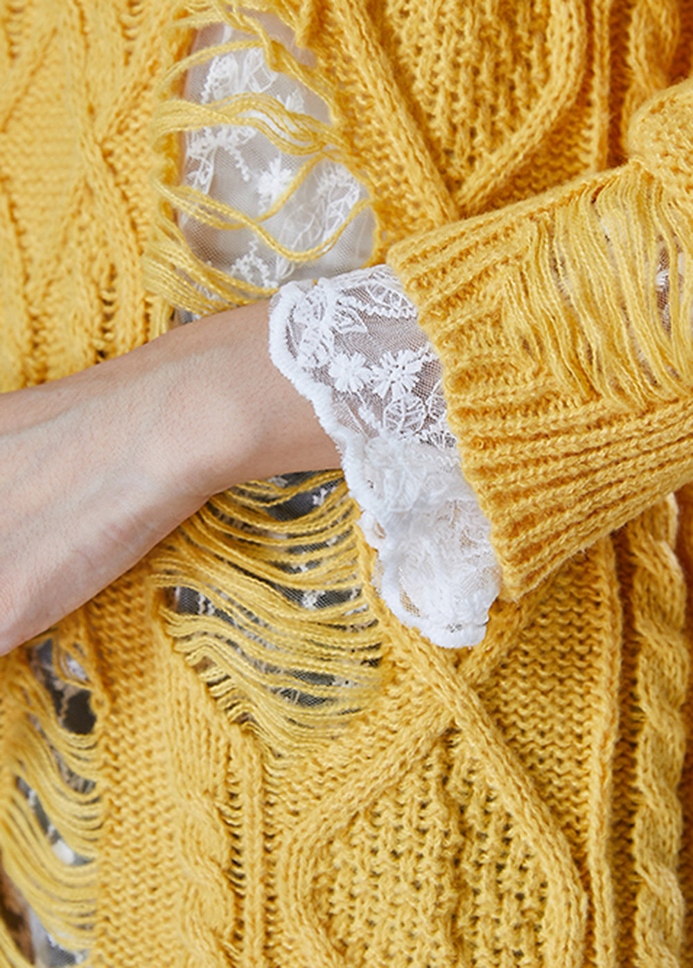 A Vintage Style Sweater with Delicate Timeless Details