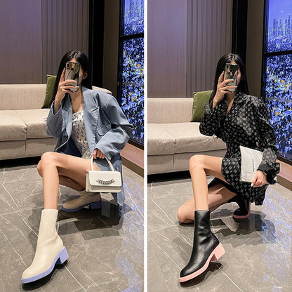 A Vintage Style Boots with Delicate Timeless Details