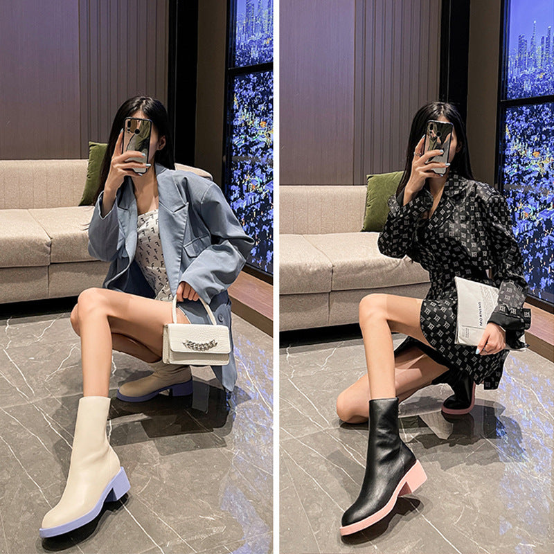 A Vintage Style Boots with Delicate Timeless Details