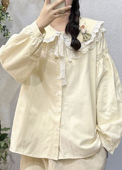 A Vintage Style Shirt with Delicate Timeless Details