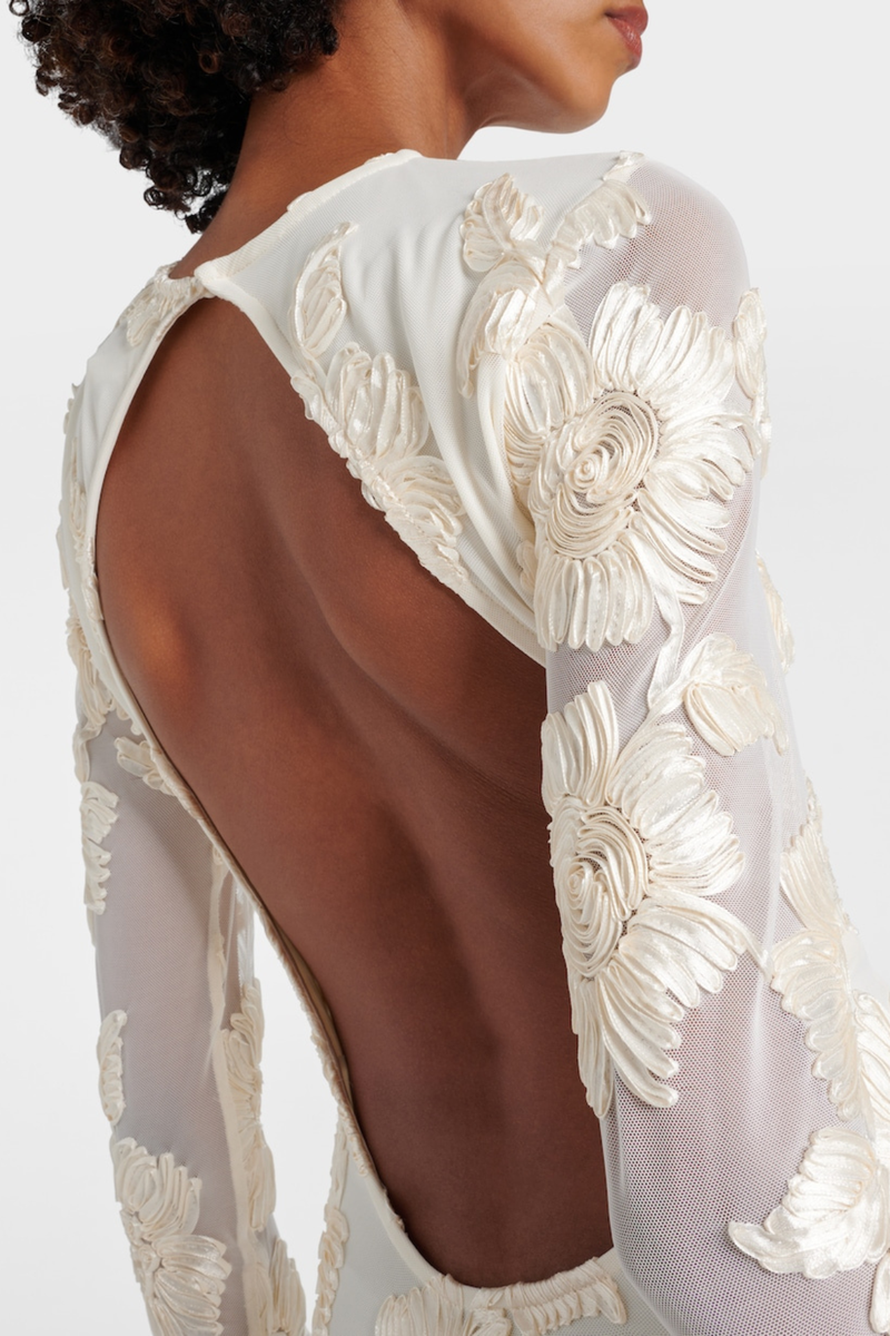 A Vintage Style Dress with Delicate Timeless Details