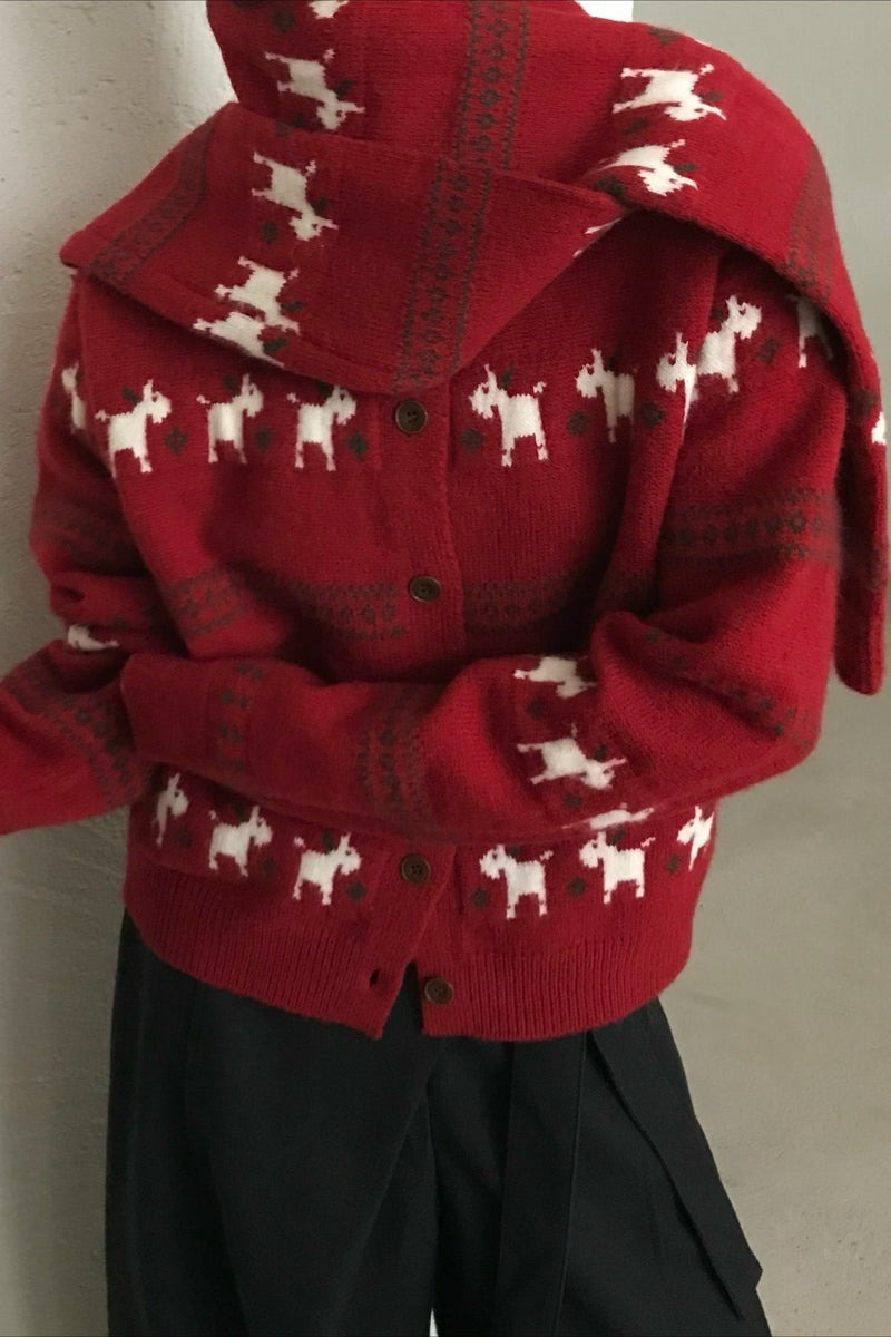 Vintage Inspired Cardigan with a Contemporary Edge