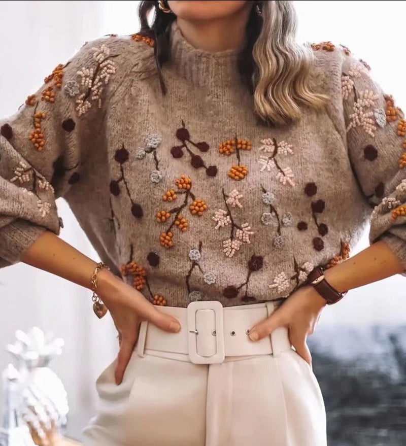 Vintage Inspired Sweater with a Contemporary Edge