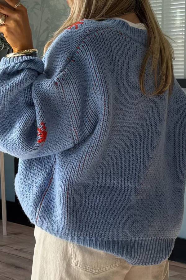 A Vintage Style Sweater with Delicate Timeless Details