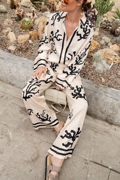 A Vintage Style Pants with Delicate Timeless Details