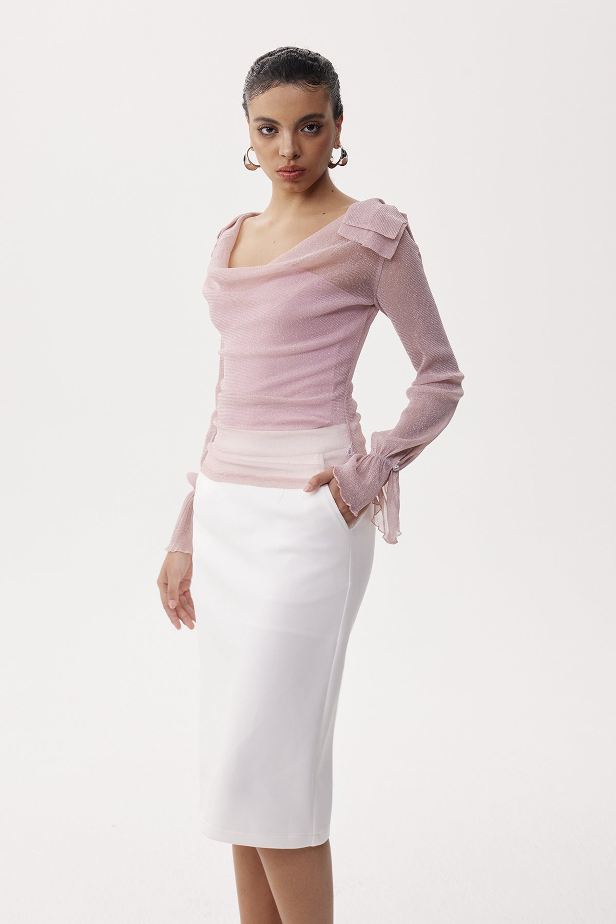 Gracefully Styled Top for Any Occasion