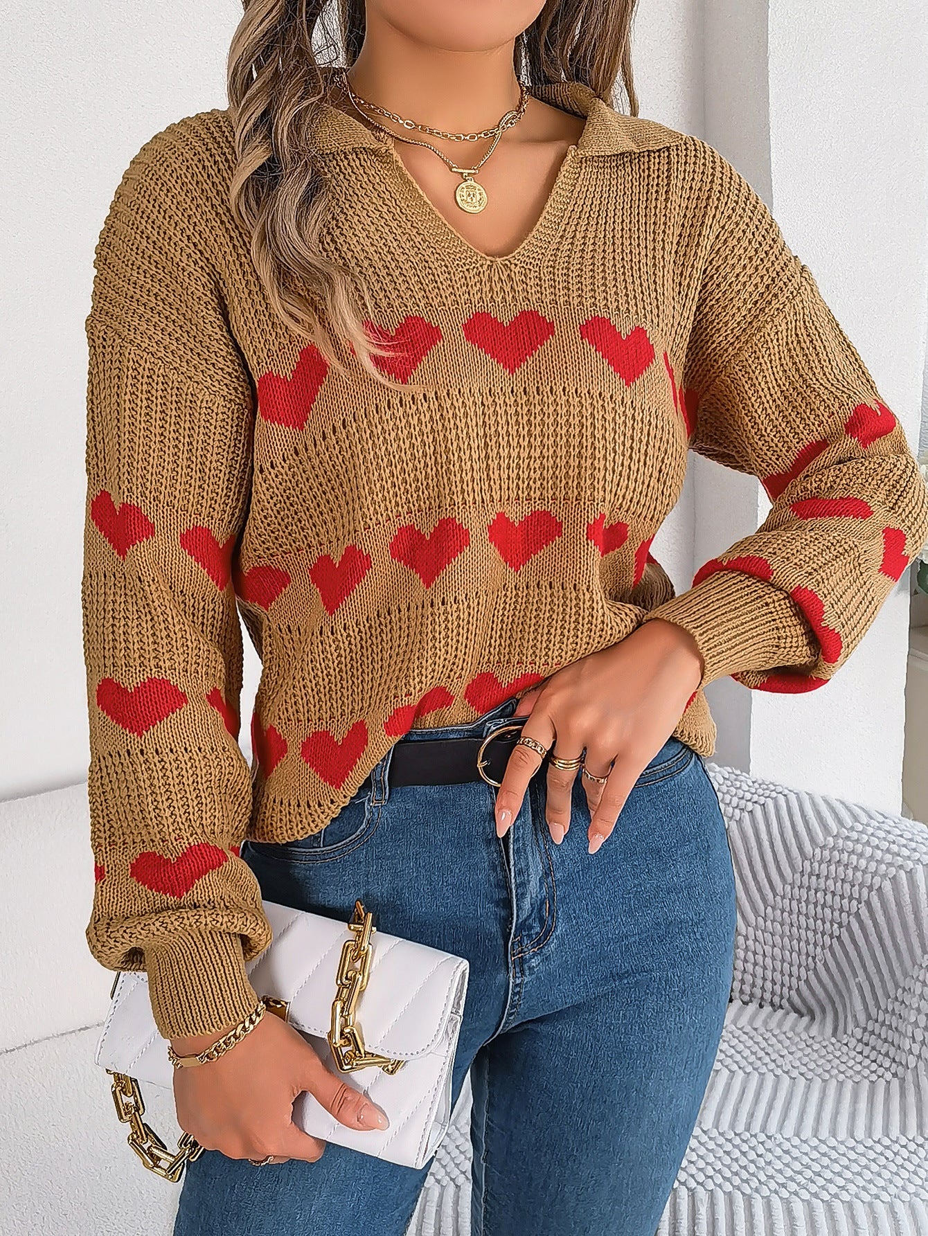 Vintage Inspired Sweater with a Contemporary Edge