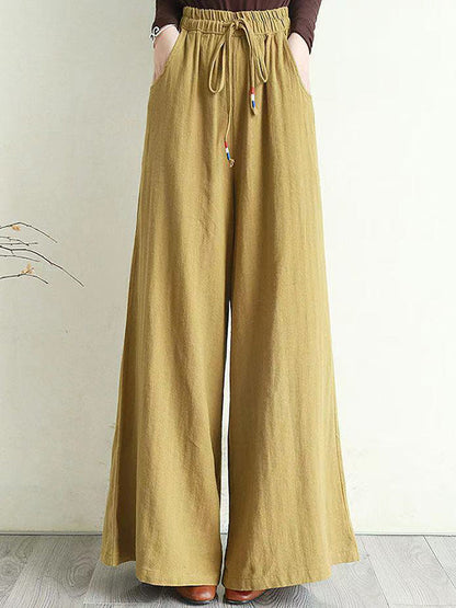 A Vintage Style Pants with Delicate Timeless Details