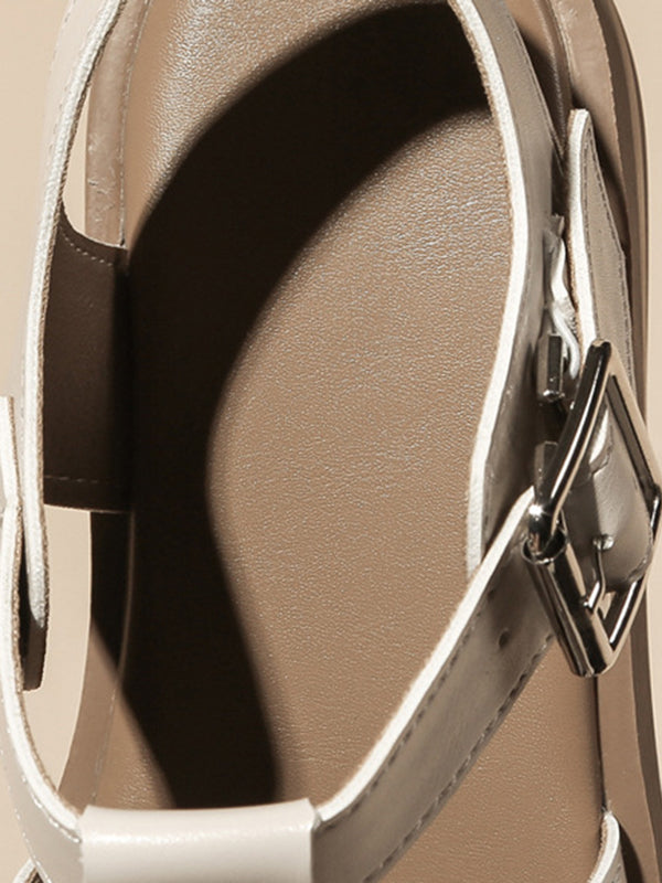 A Vintage Style Sandals with Delicate Timeless Details