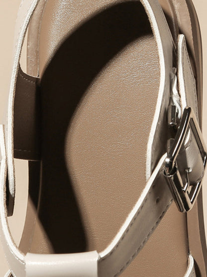 A Vintage Style Sandals with Delicate Timeless Details