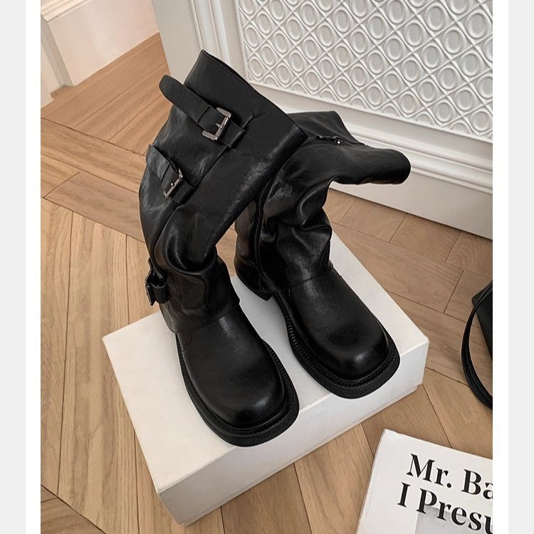 A Vintage Style Boots with Delicate Timeless Details