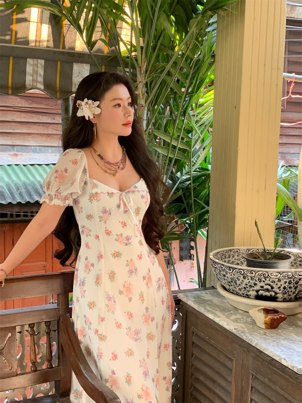A Vintage Style Dress with Delicate Timeless Details