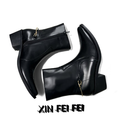 A Vintage Style Boots with Delicate Timeless Details