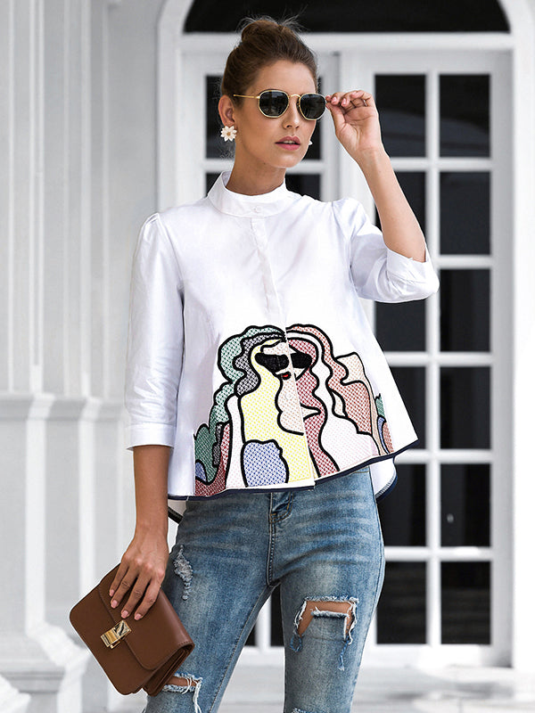 Well Tailored Blouse with a Graceful Silhouette
