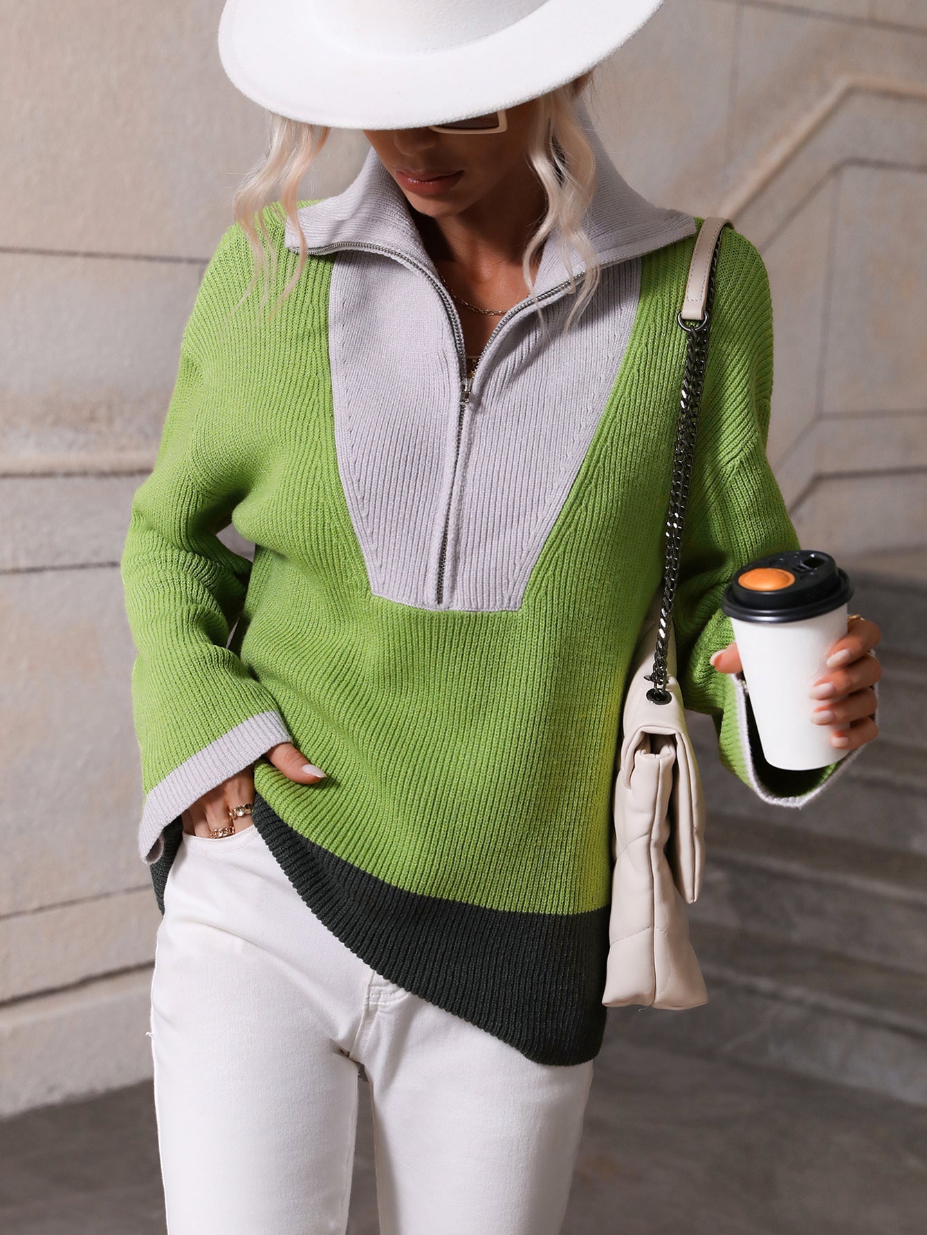 Beautifully Finished Sweater in a Timeless Design
