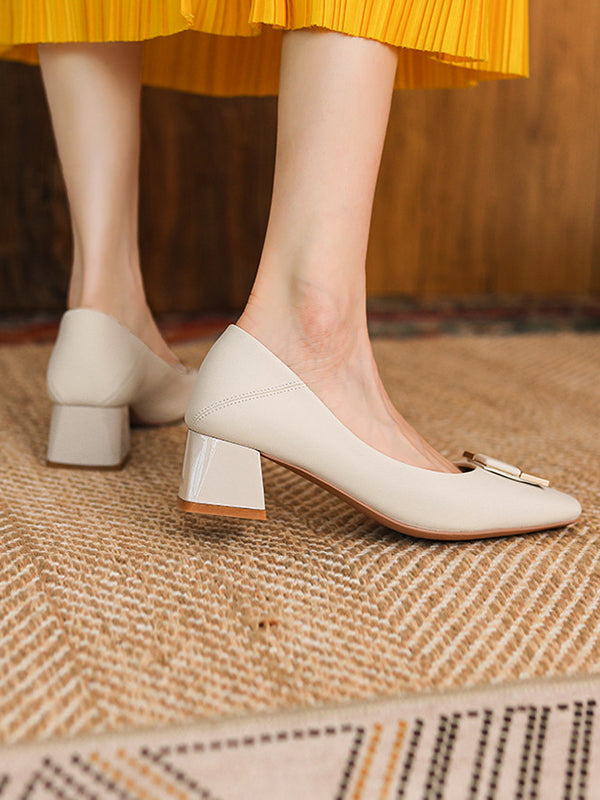 A Vintage Style Shoes with Delicate Timeless Details