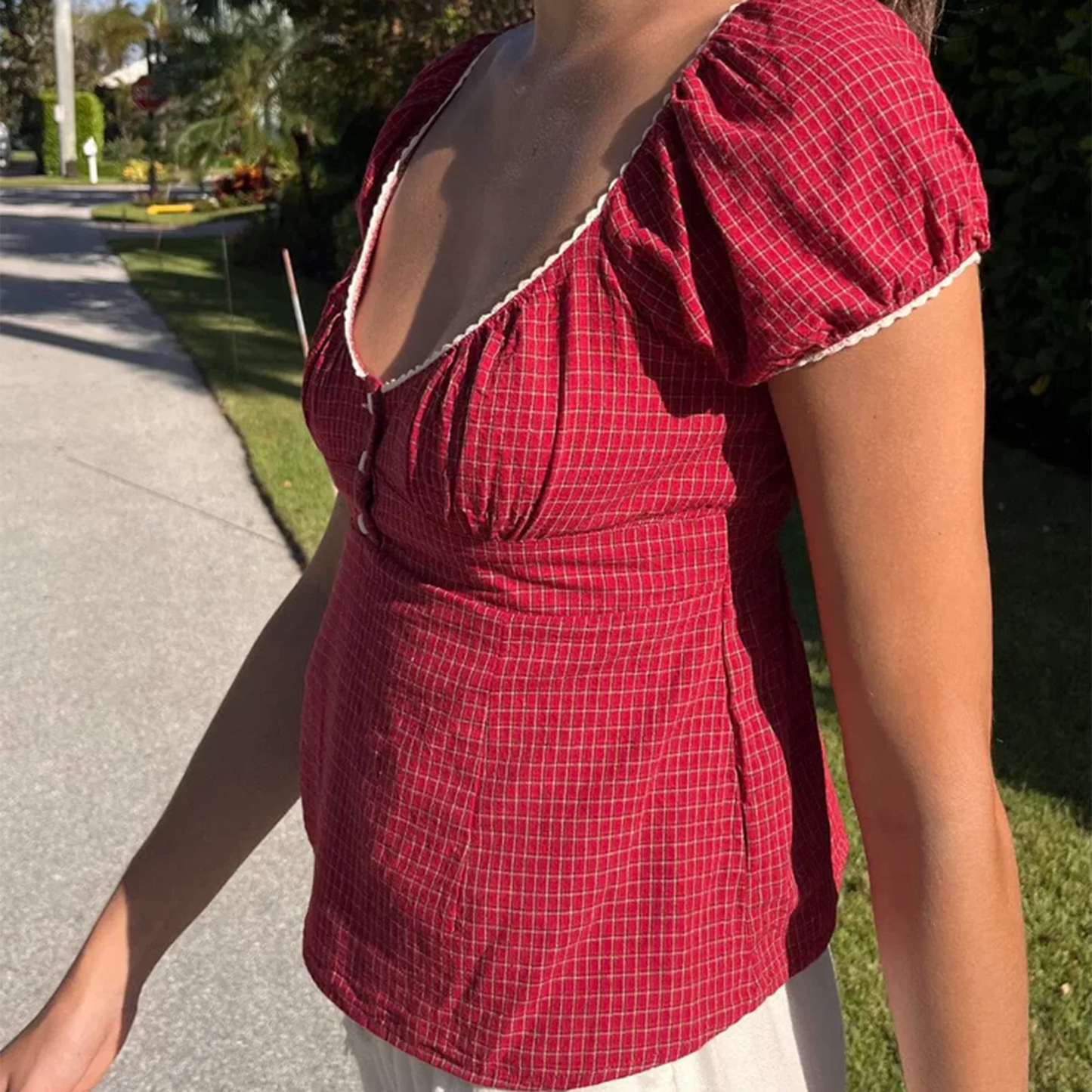 A Vintage Style Top with Delicate Timeless Details