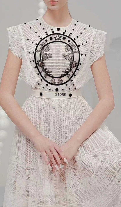 A Vintage Style Dress with Delicate Timeless Details