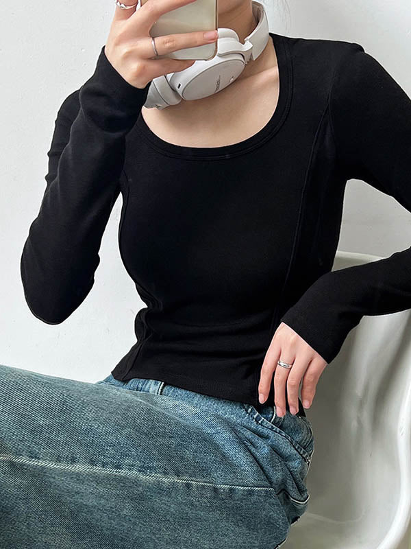 Well Tailored T-Shirt with a Graceful Silhouette