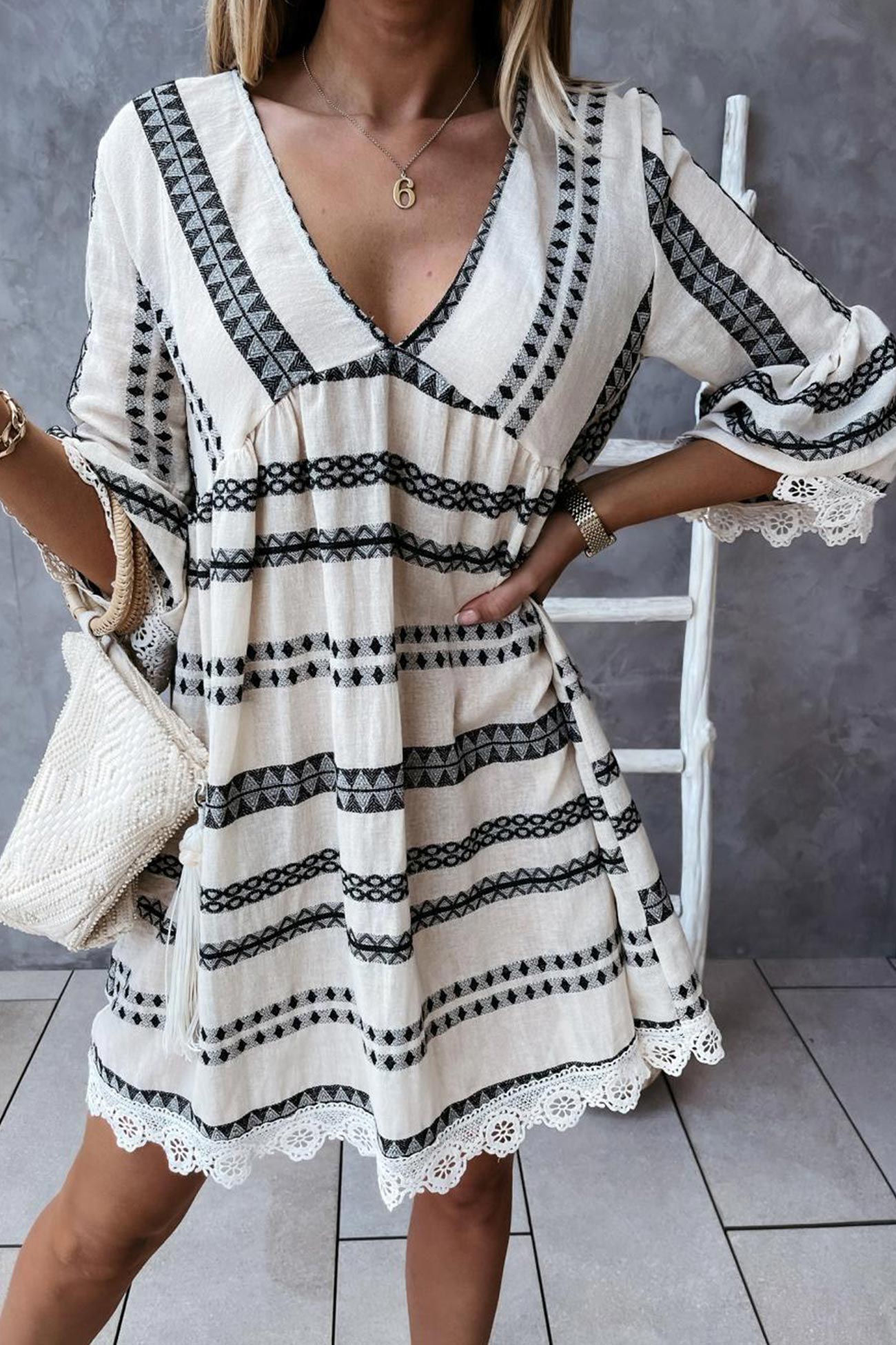 A Vintage Style Dress with Delicate Timeless Details