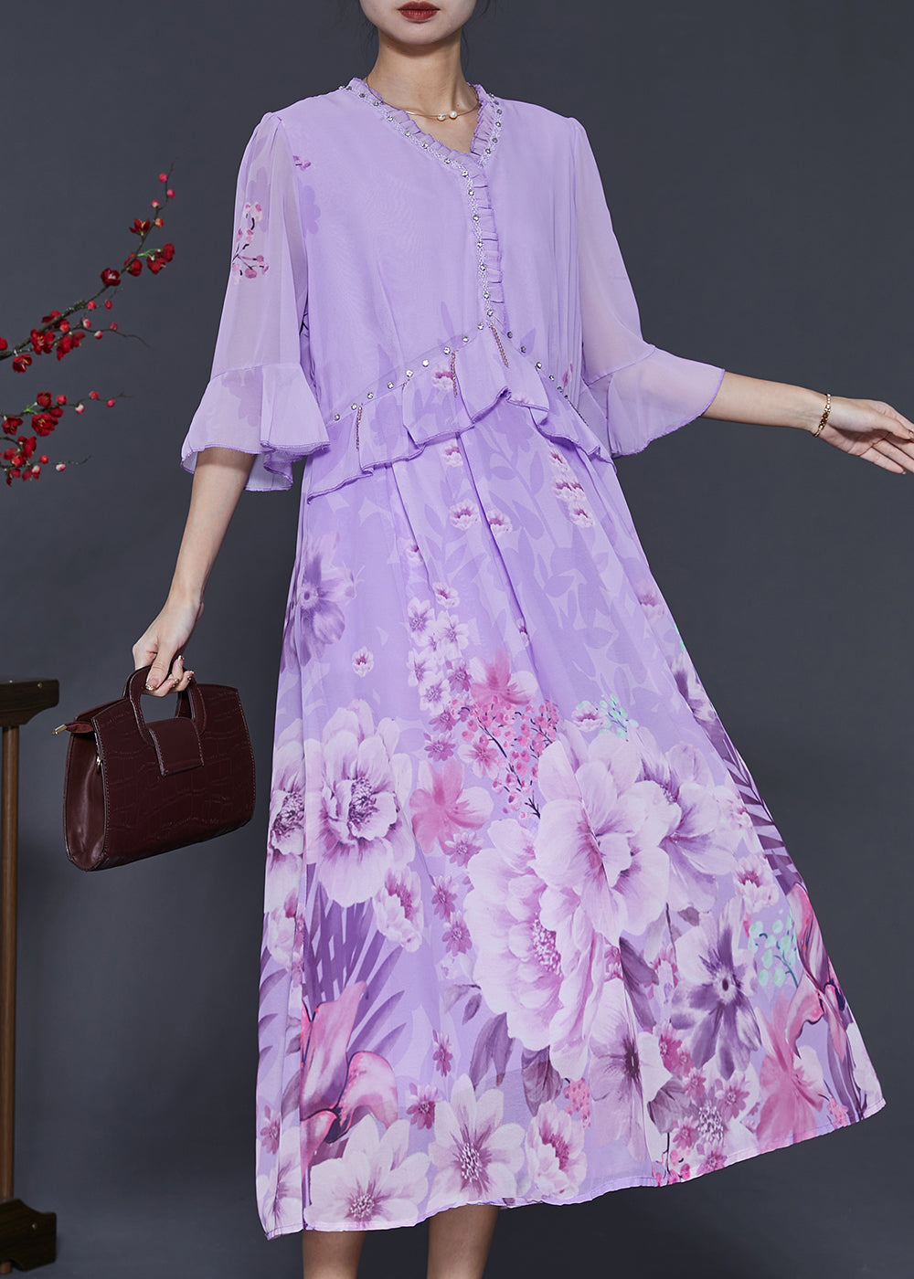 A Vintage Style Dress with Delicate Timeless Details